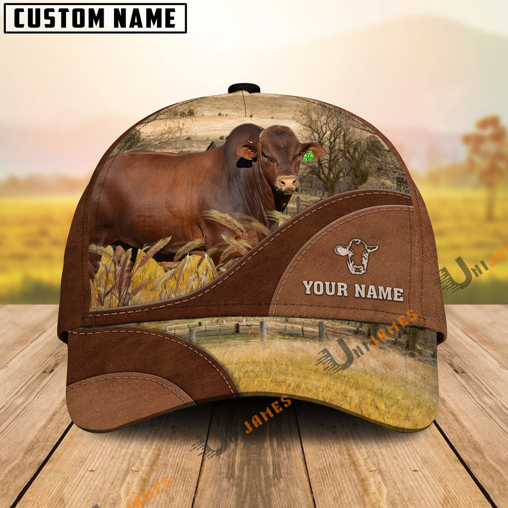 Beefmaster Farm Living Pattern Customized Name Cap