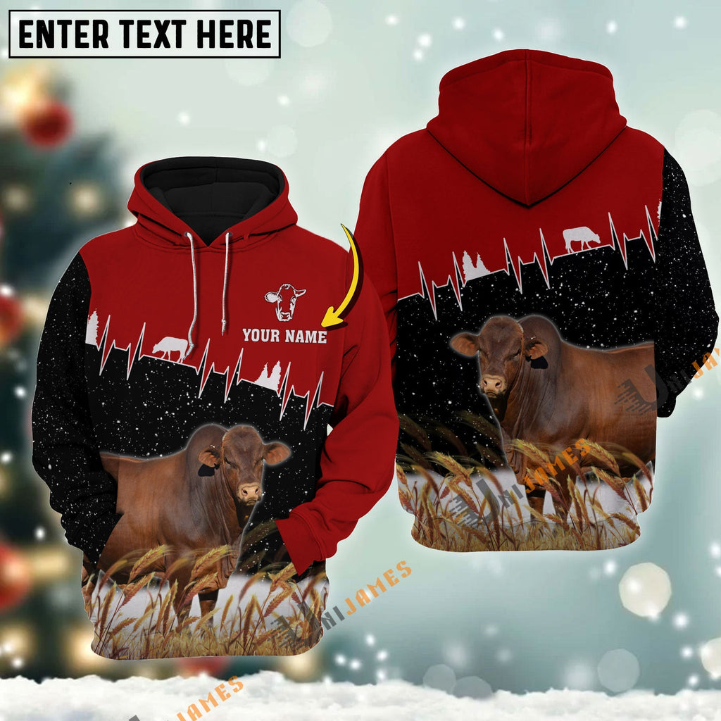 Personalized Name Beefmaster Xmas Hoodie