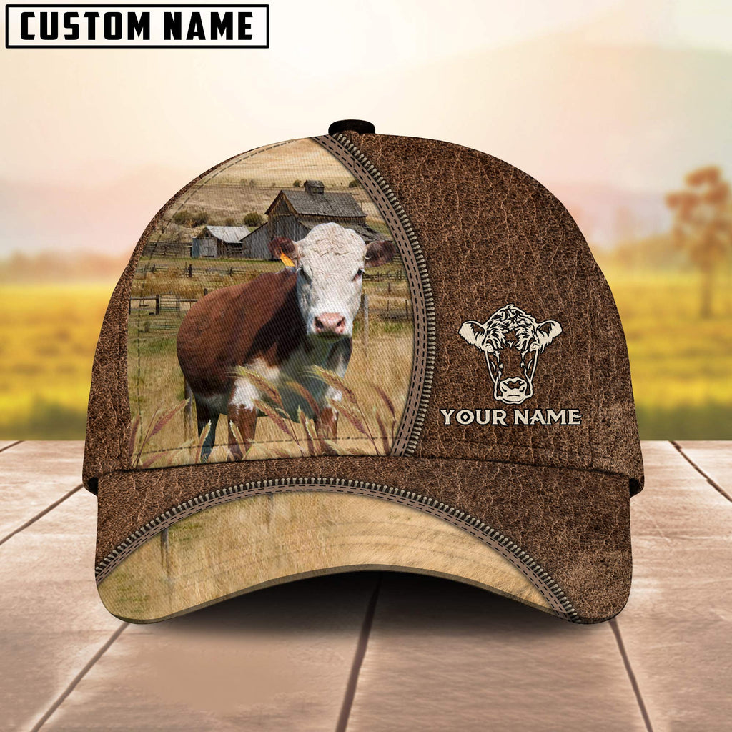 Hereford Farming Personalized Name Cap