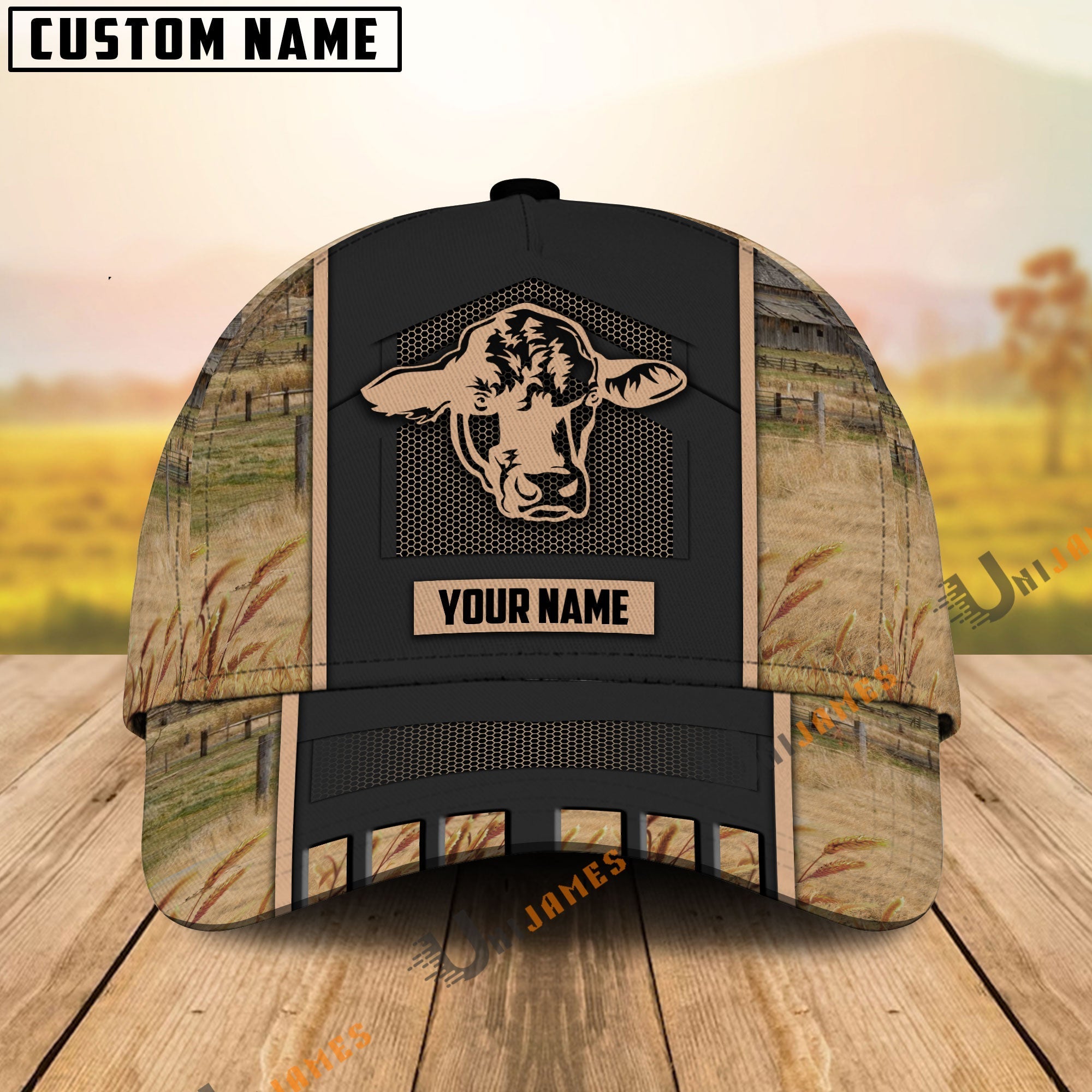 Beefmaster Cattle Customized Name Cap