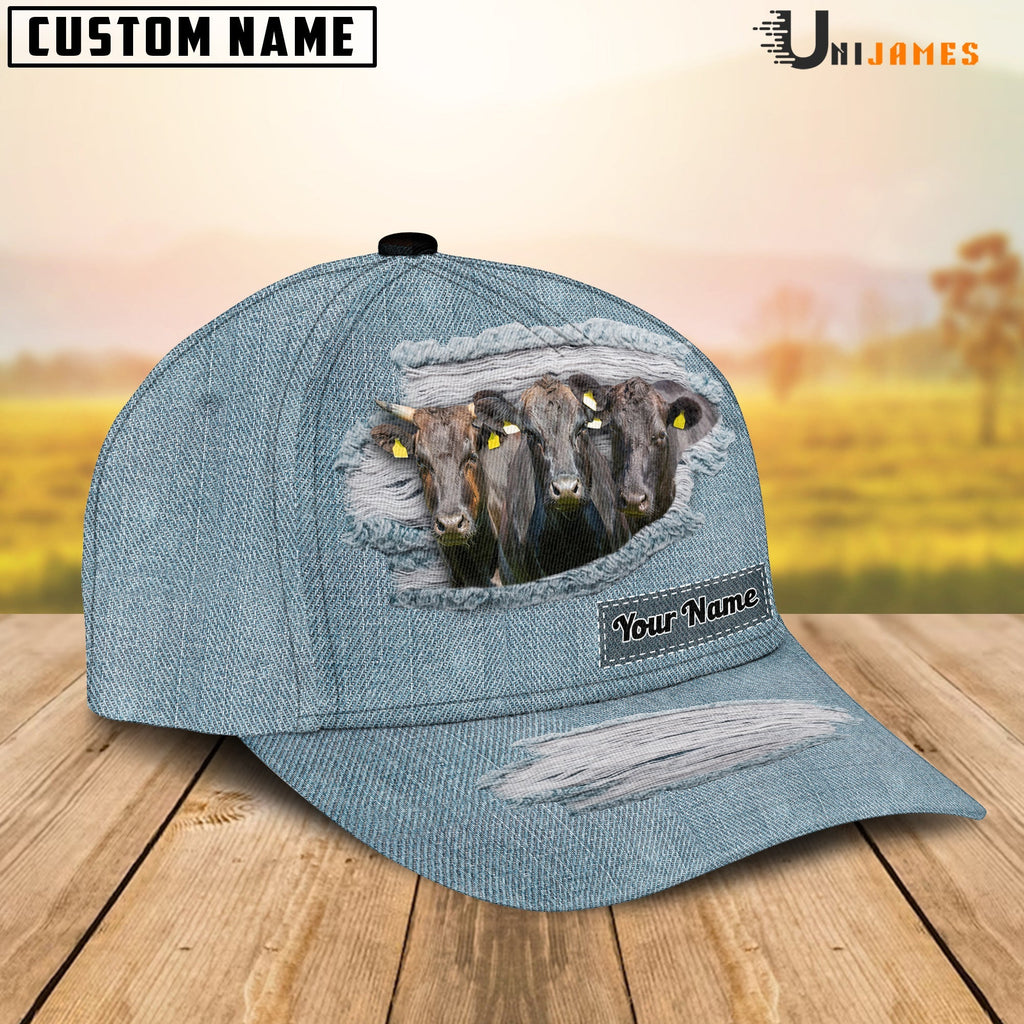 Wagyu Jeans Style Pattern Customized Name Cap