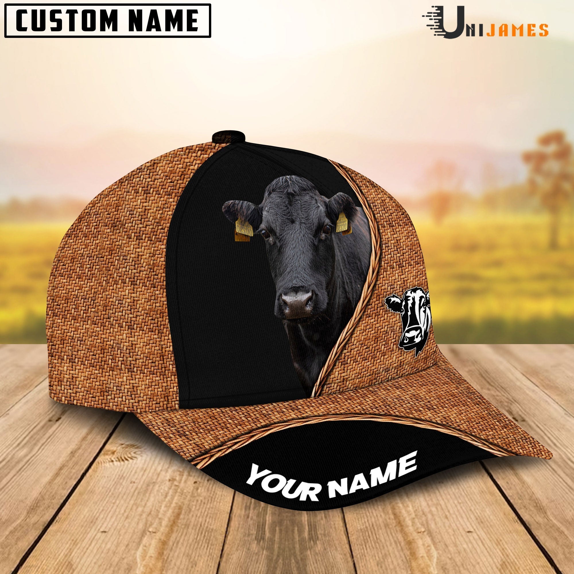 Dexter Rattan Pattern Customized Name Cap