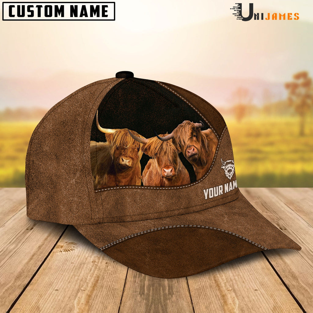 Highland Happiness Farming Life Customized Name Cap