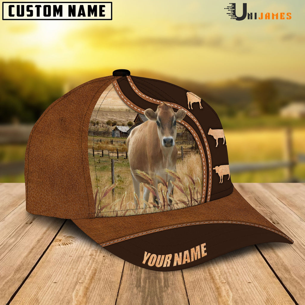 Jersey Farming Life Customized Name Cap
