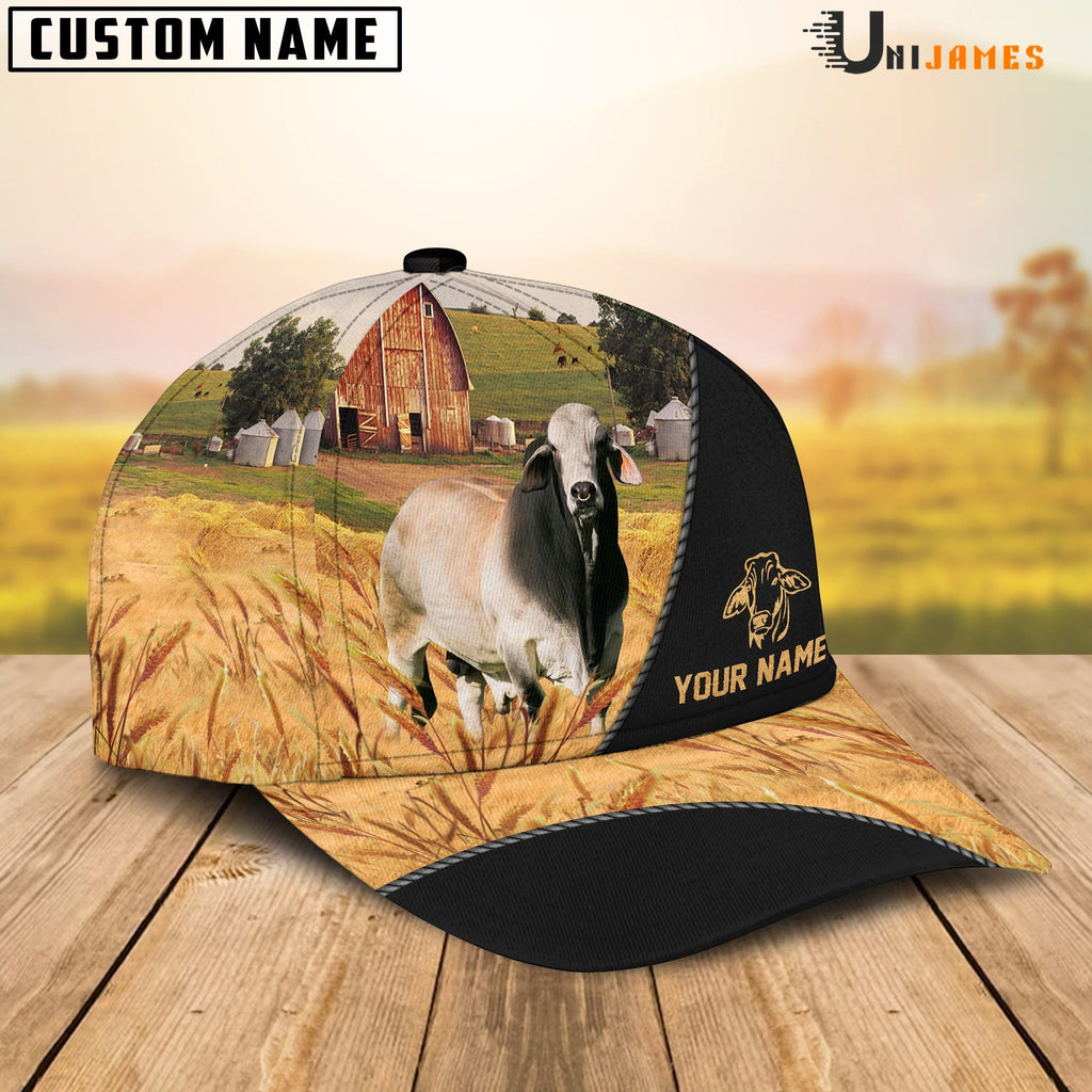 Brahman Barn Farm Black Customized Name Cap