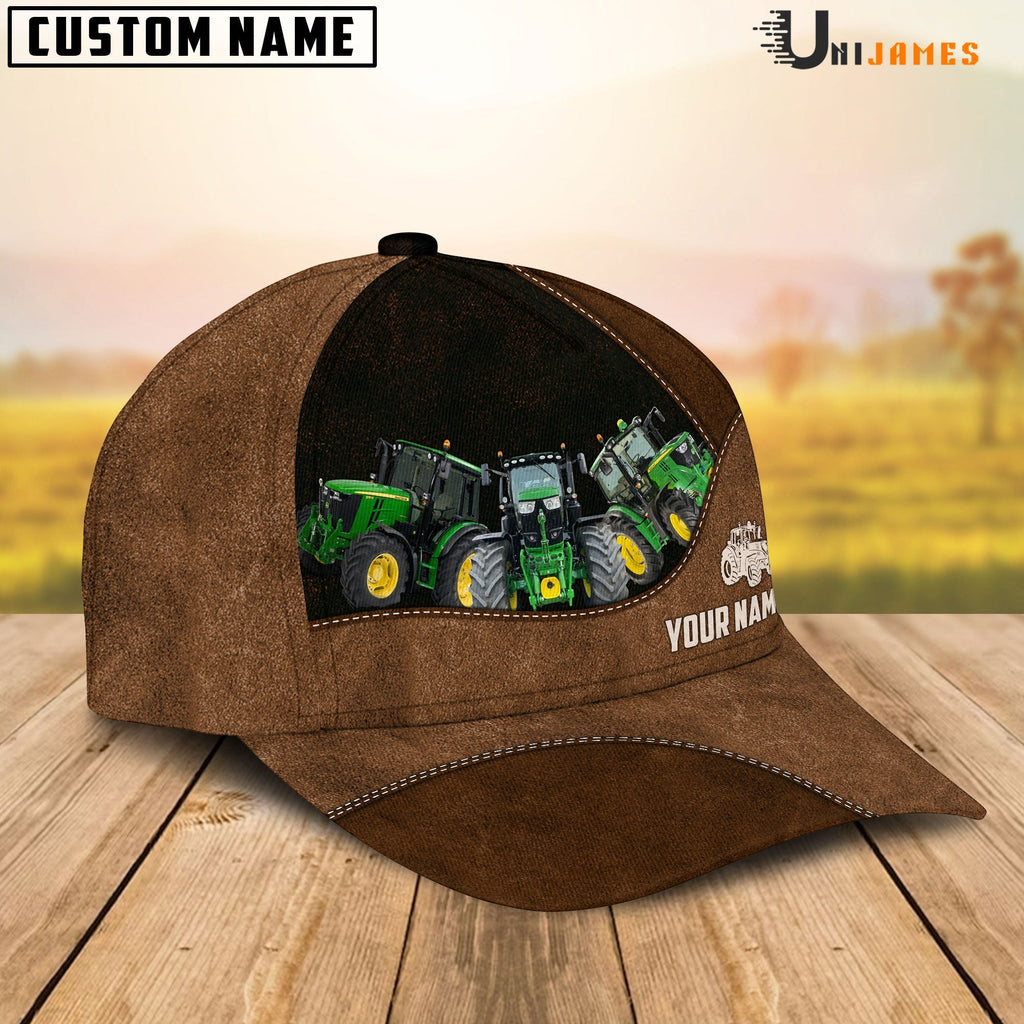 Tractor Happiness Farming Life Customized Name Cap