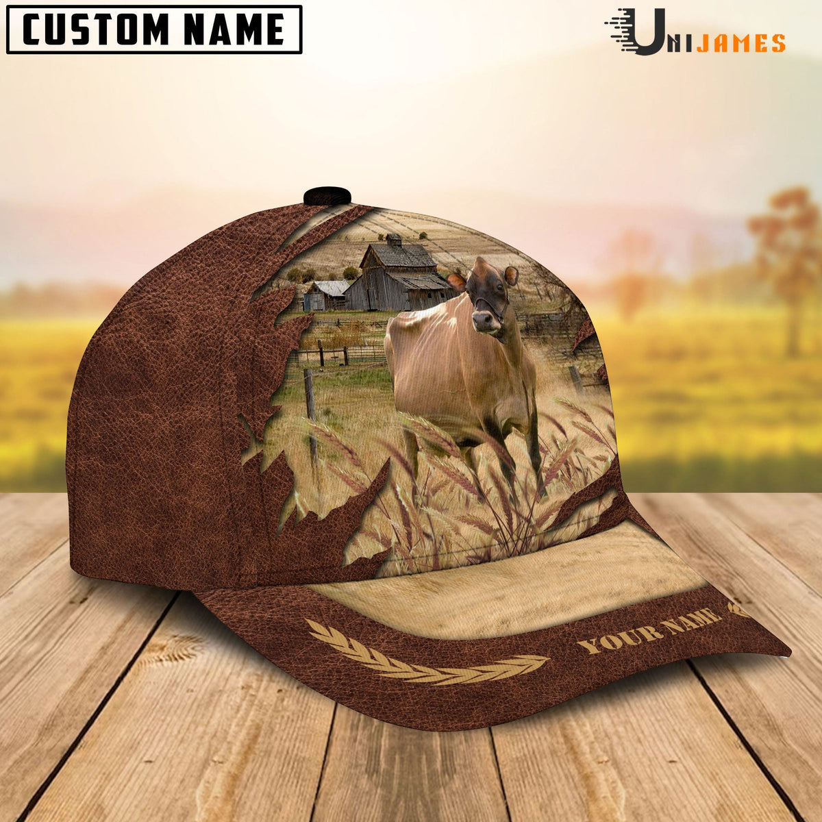 Jersey Meadow Life Customizes Name Cap