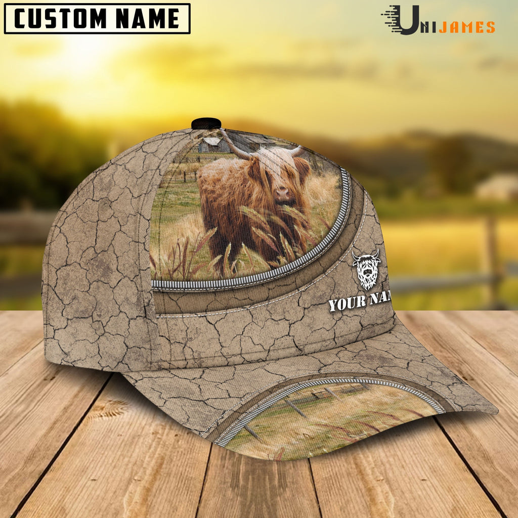 Highland Happiness Farming Life Customized Name Cap