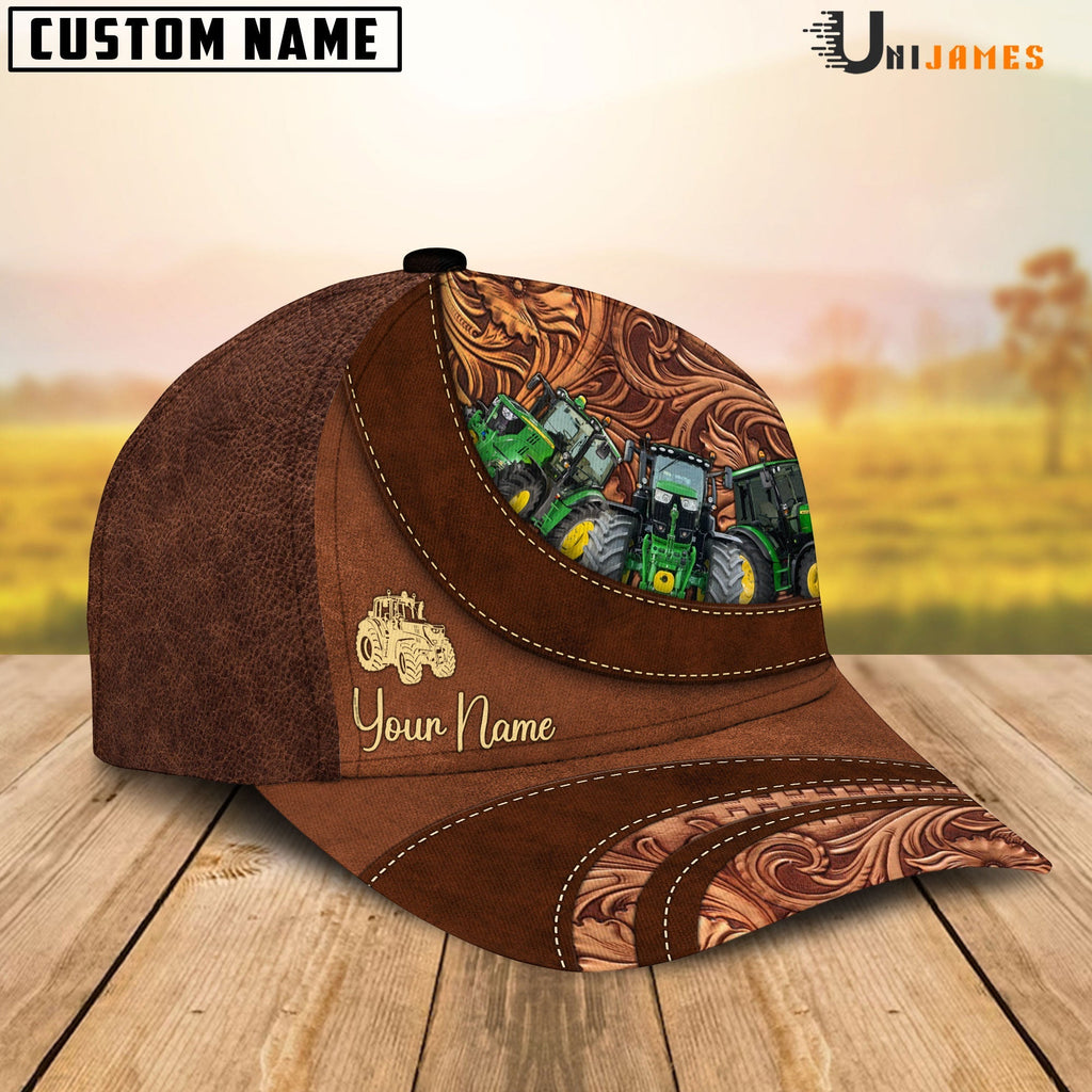 Tractor Farming Life Customized Name Cap