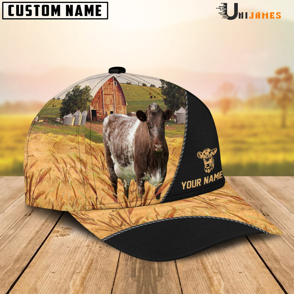 Shorthorn Barn Farm Black Customized Name Cap