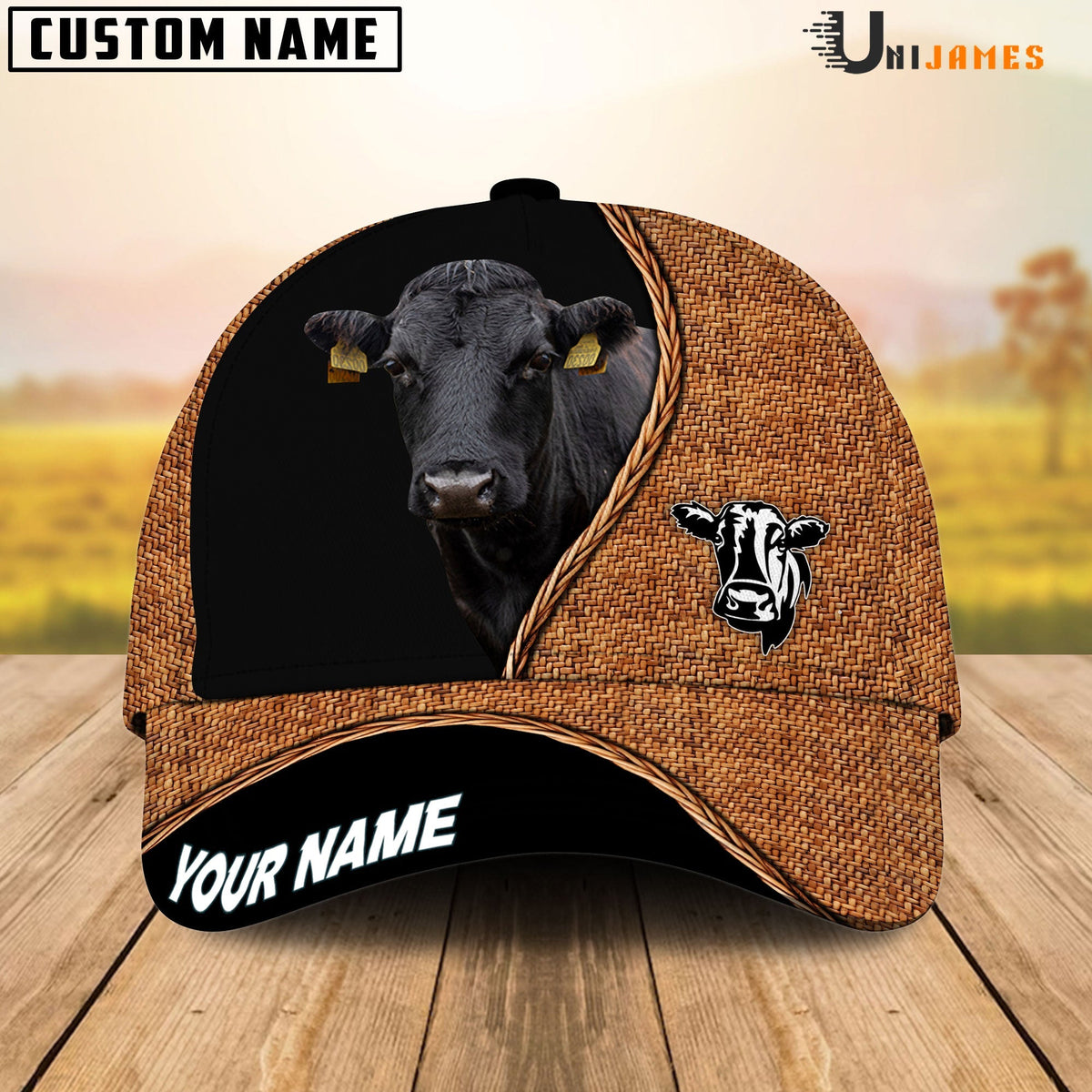 Dexter Rattan Pattern Customized Name Cap