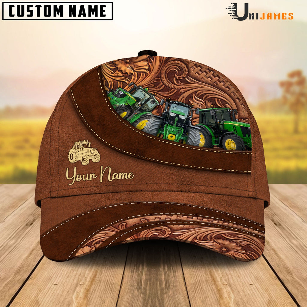 Tractor Farming Life Customized Name Cap