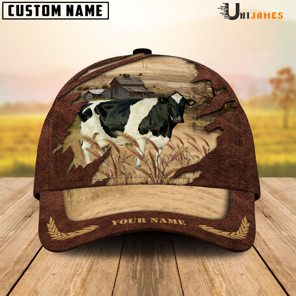 Holstein Meadow Life Customizes Name Cap