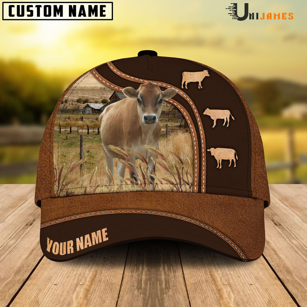 Jersey Farming Life Customized Name Cap
