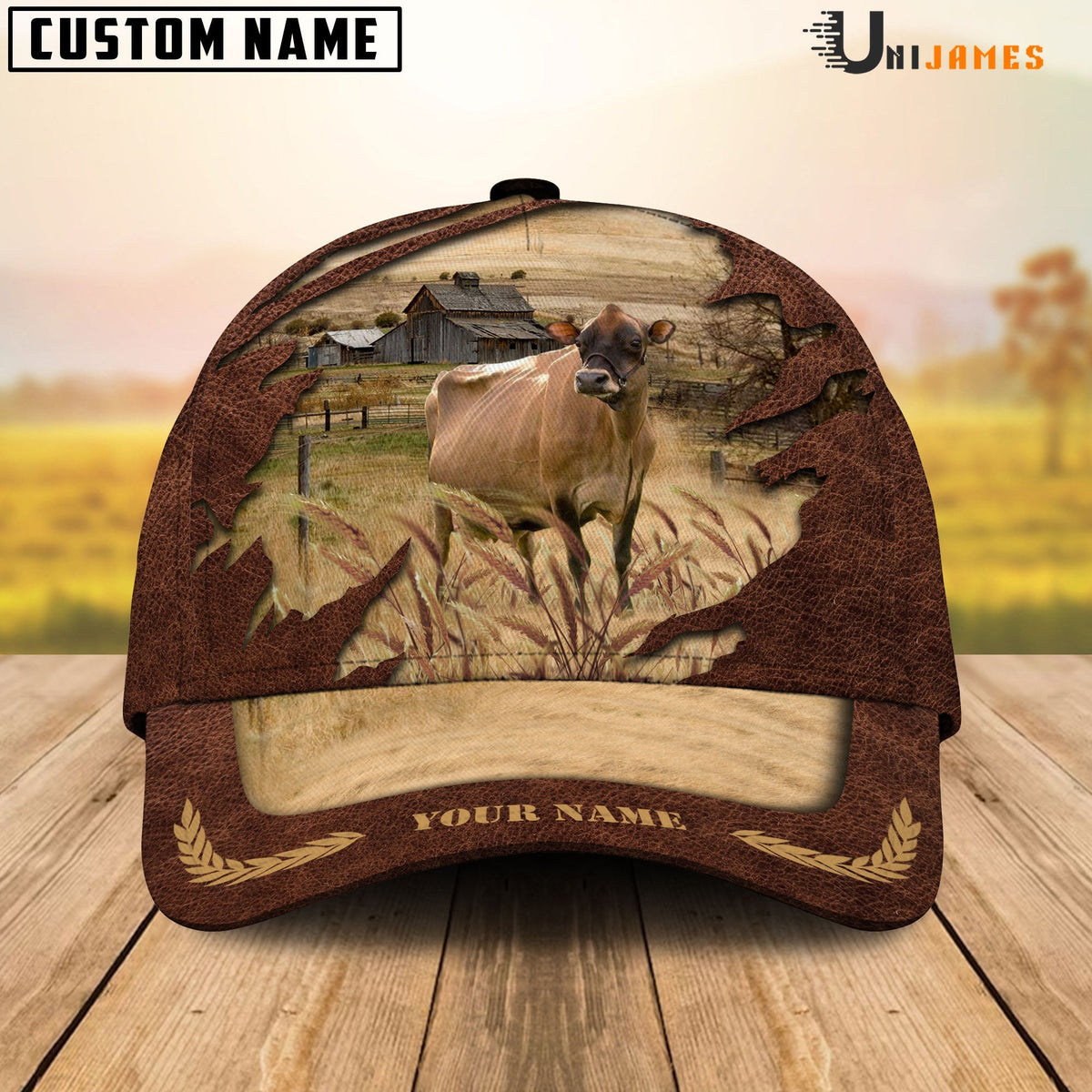 Jersey Meadow Life Customizes Name Cap