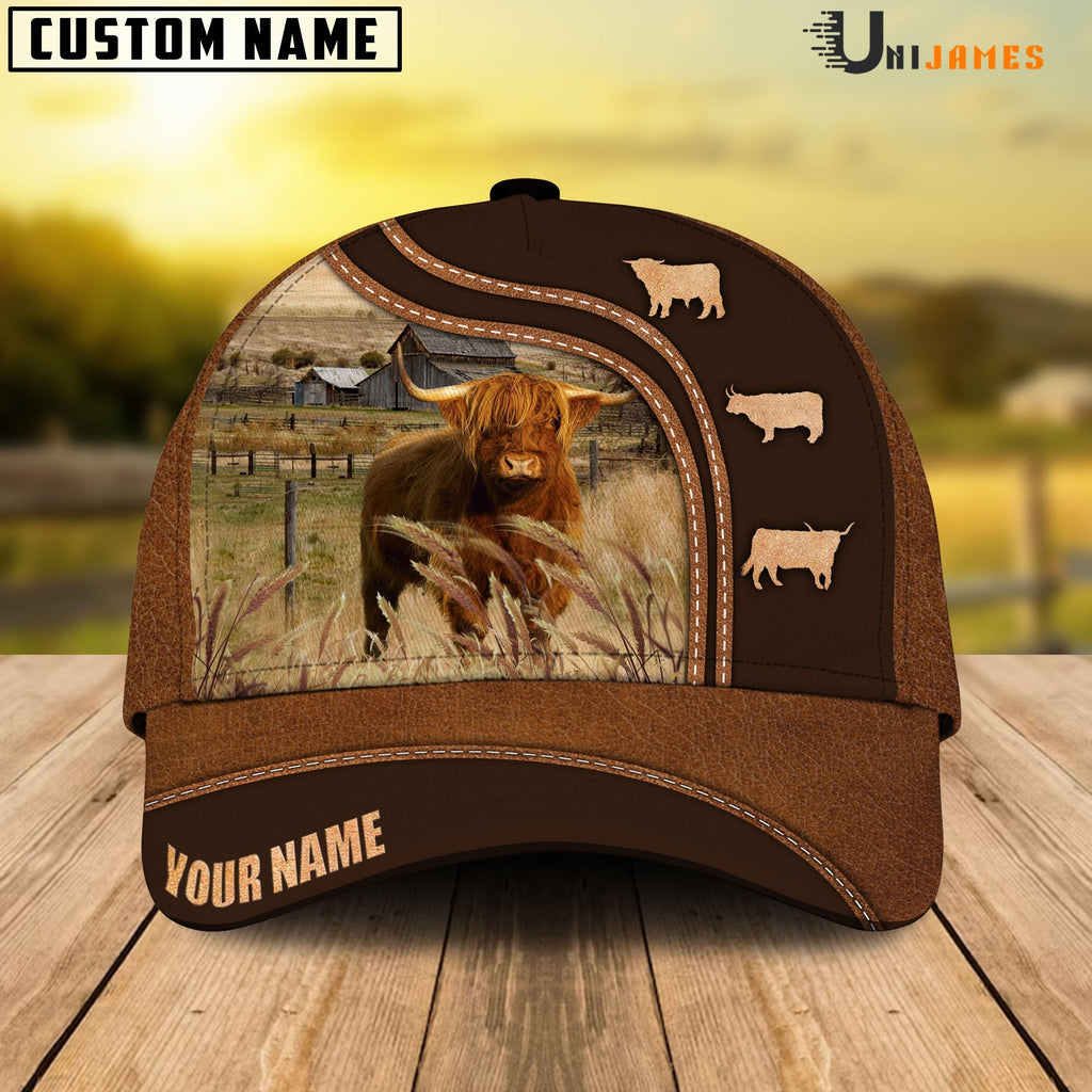 Highland Farming Life Customized Name Cap
