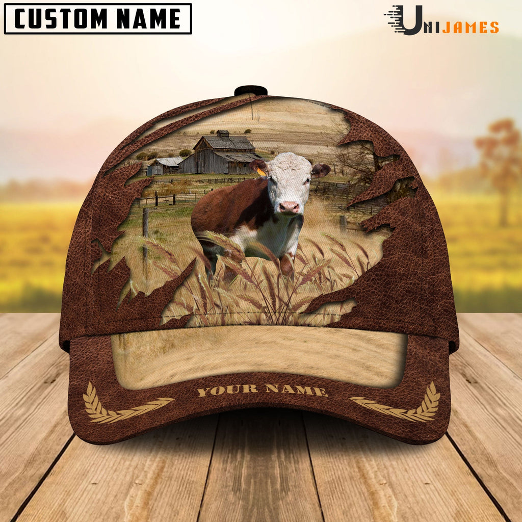 Hereford Meadow Life Customizes Name Cap