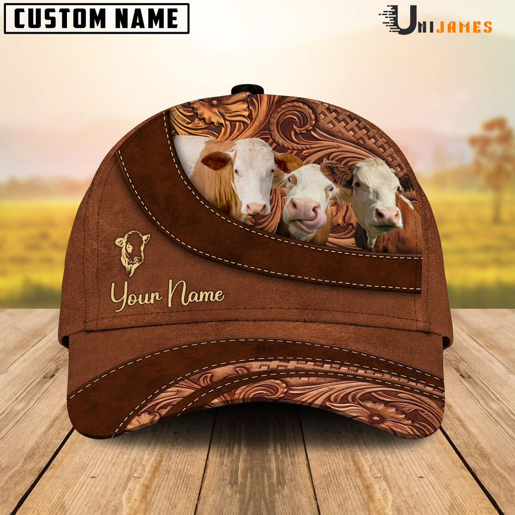 Simmental Farming Life Customized Name Cap