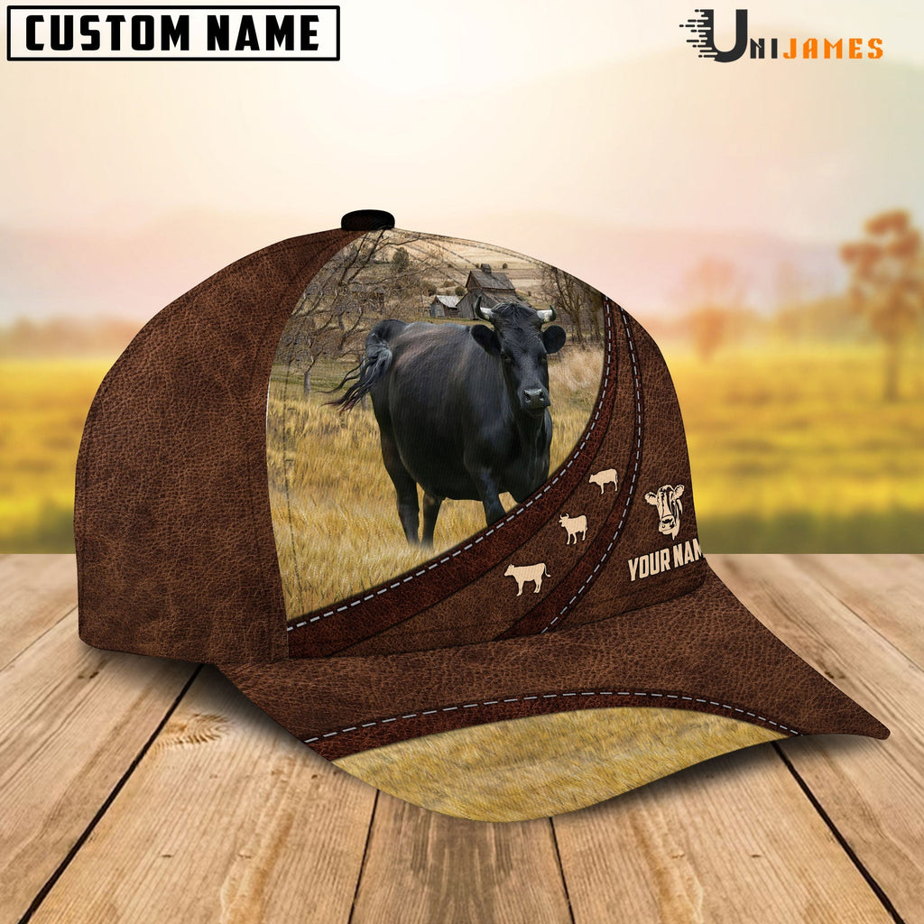 Dexter Amazing Farm Leather Pattern Customized Name Cap