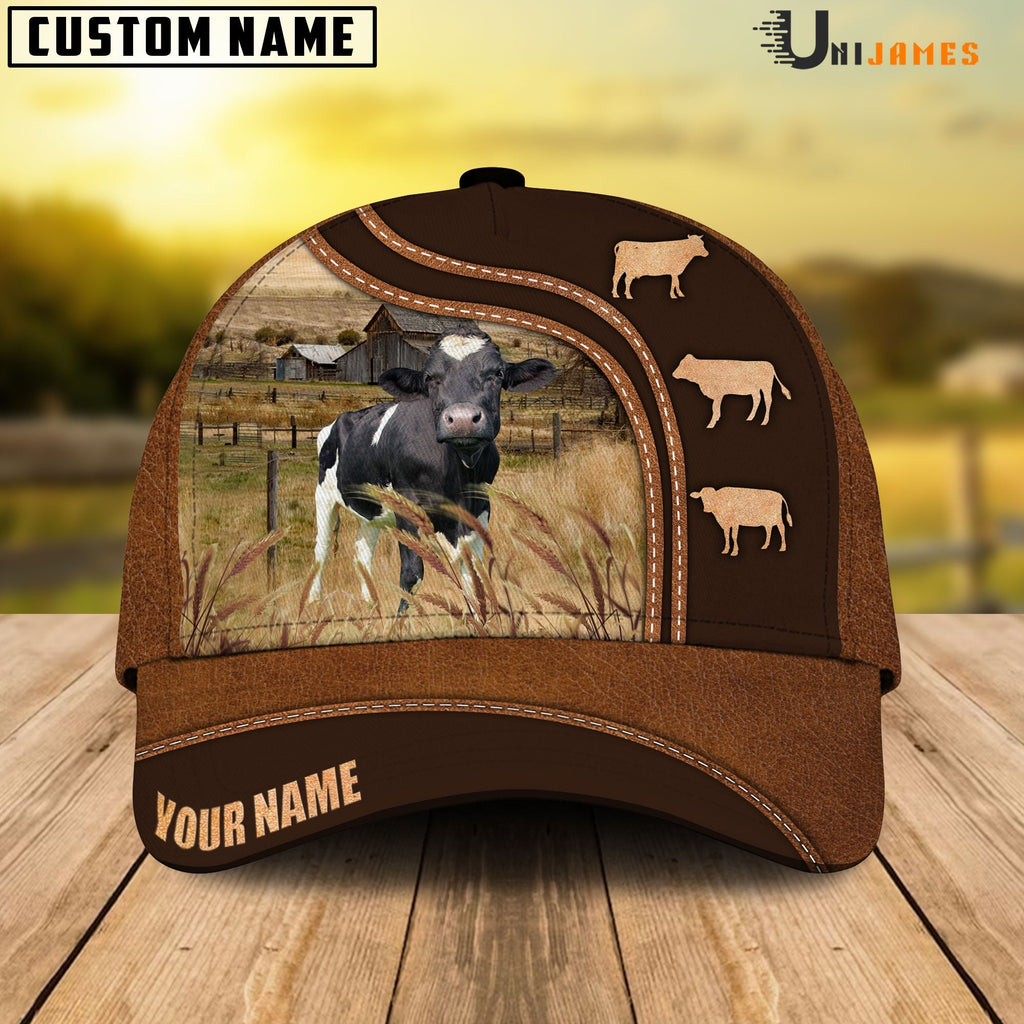 Holstein Farming Life Customized Name Cap