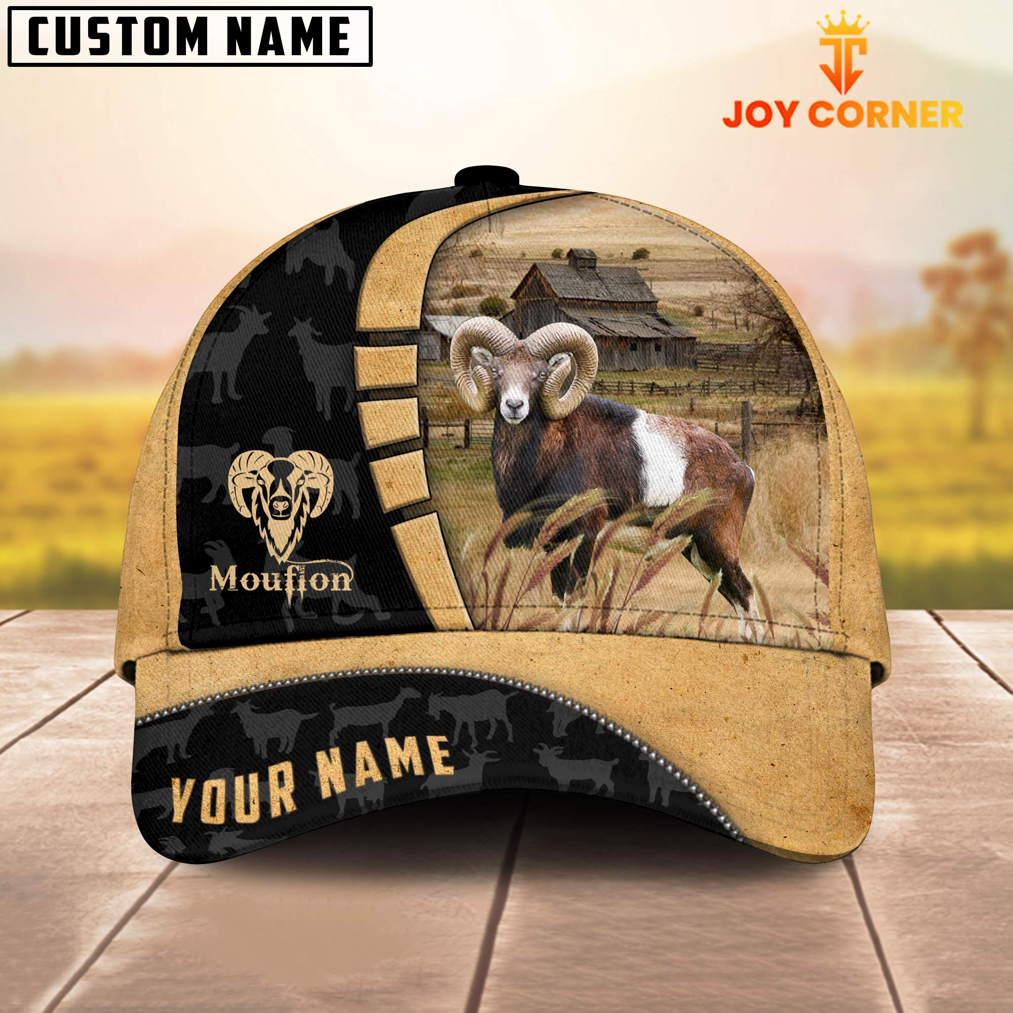 Custom Name Mouflon 3D Cap