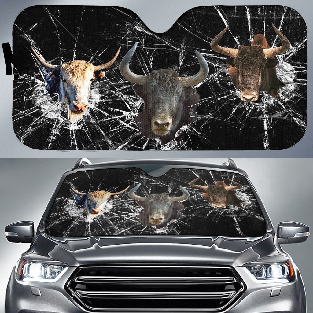 Yaks Broken Glasses 3D Sun Shade