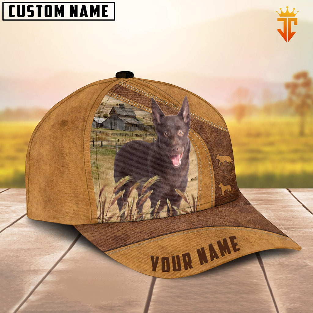 Custom Name Red Kelpie Cattle Cap