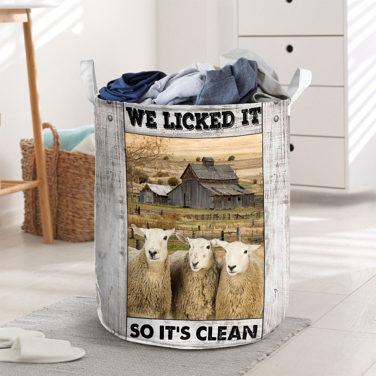 Sheep Laundry Basket