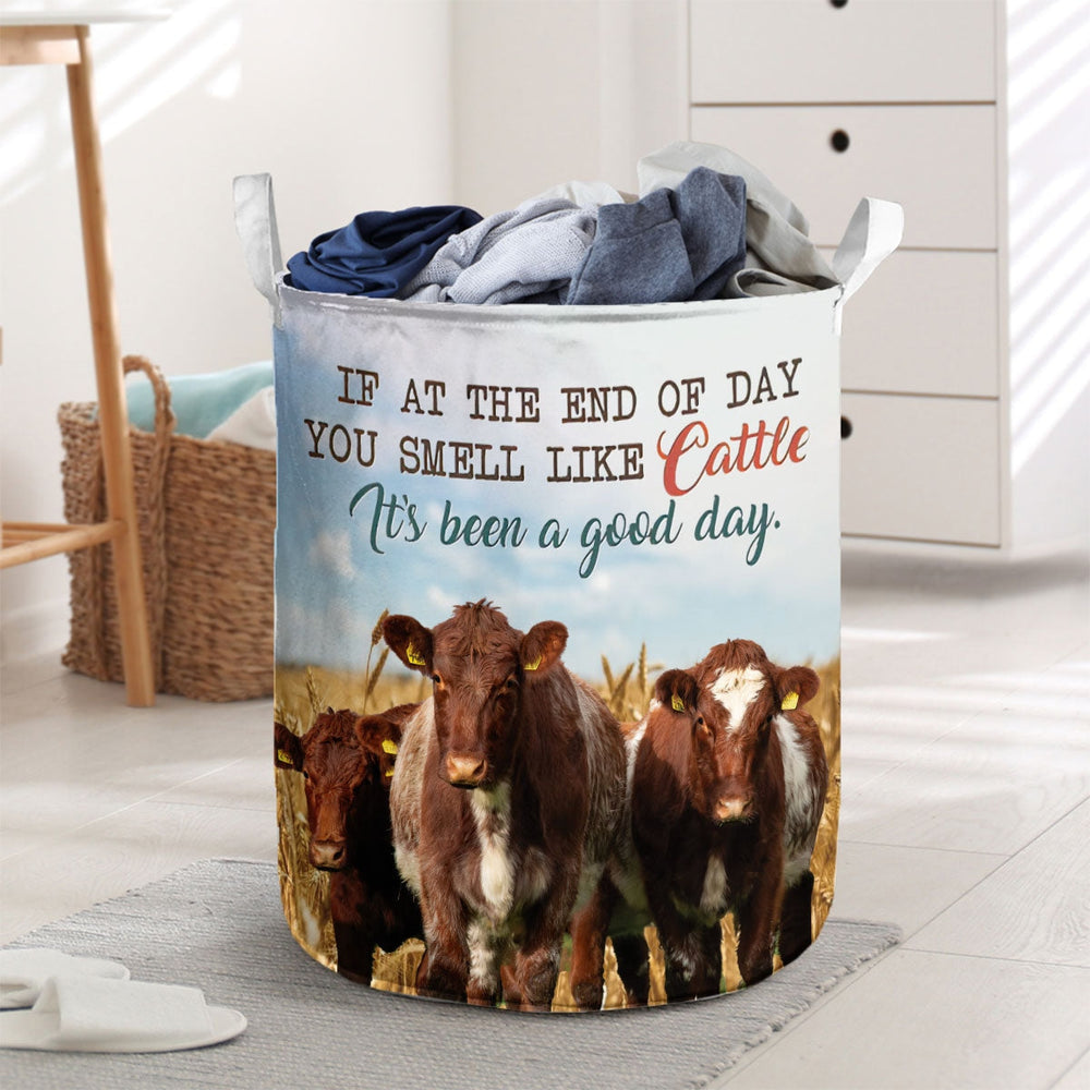 Shorthorn - It's Been A Good Day Laundry Basket
