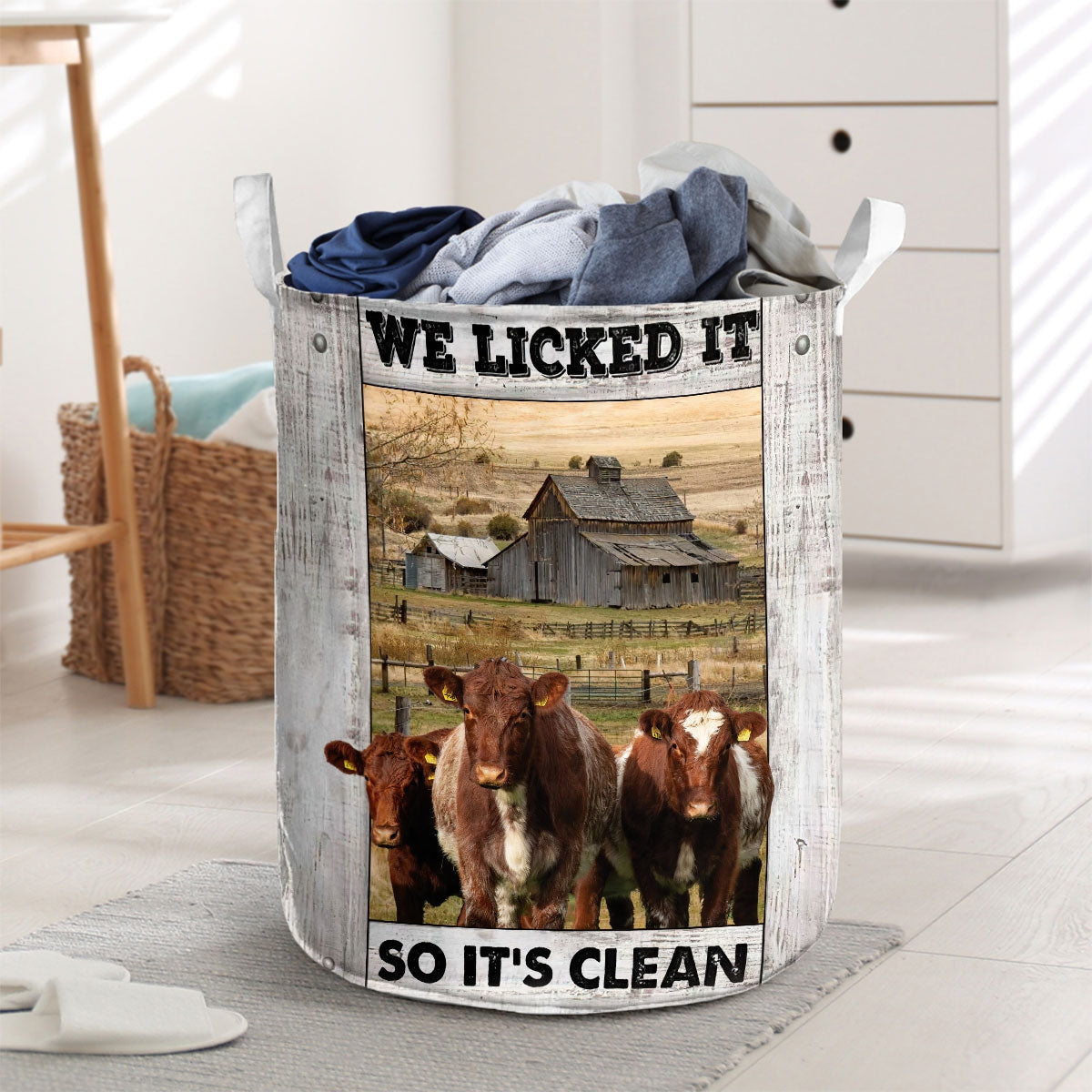 Shorthorn Barn Laundry Basket