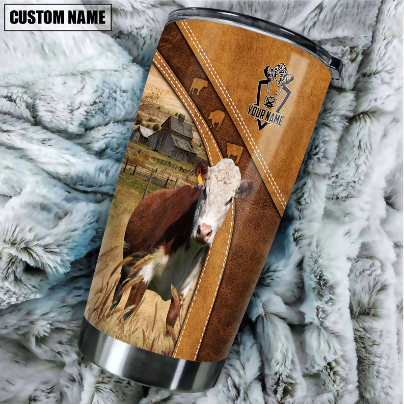 Hereford Customized Name 3D Tumbler