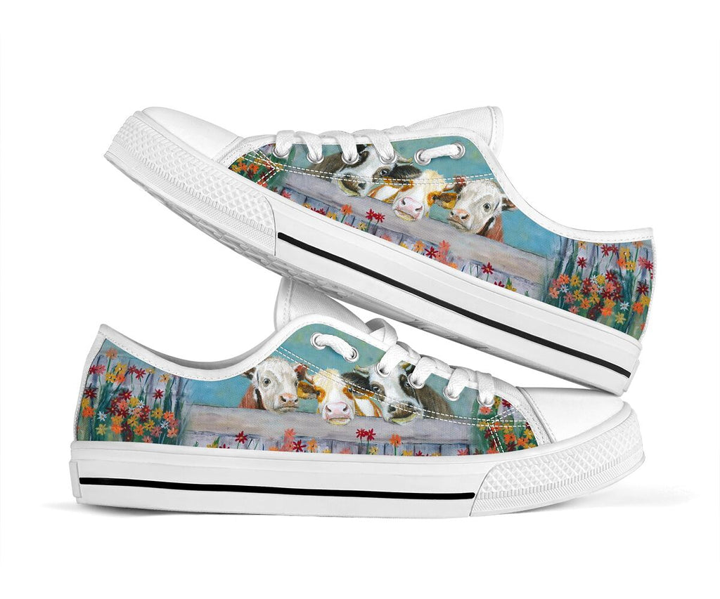 Cow Low Top Shoes