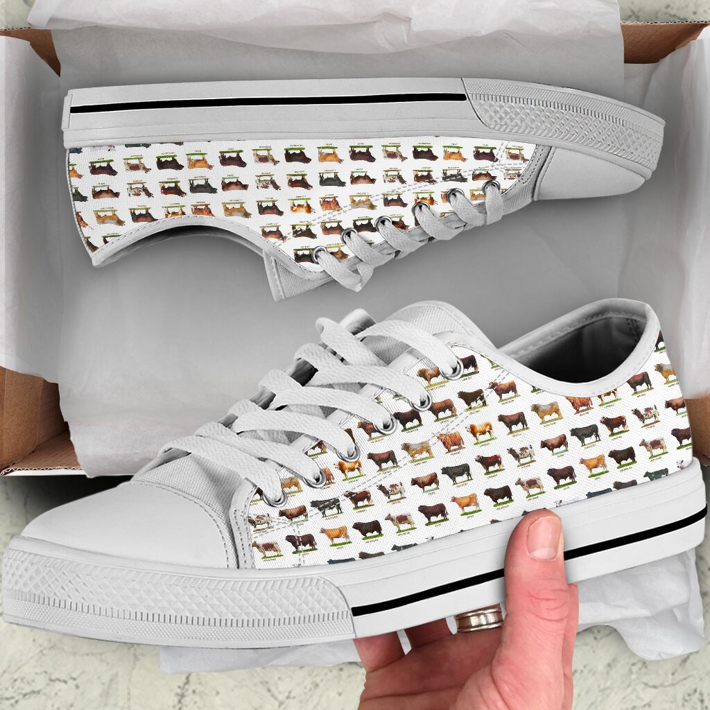 Cows Cute Low Top Shoes